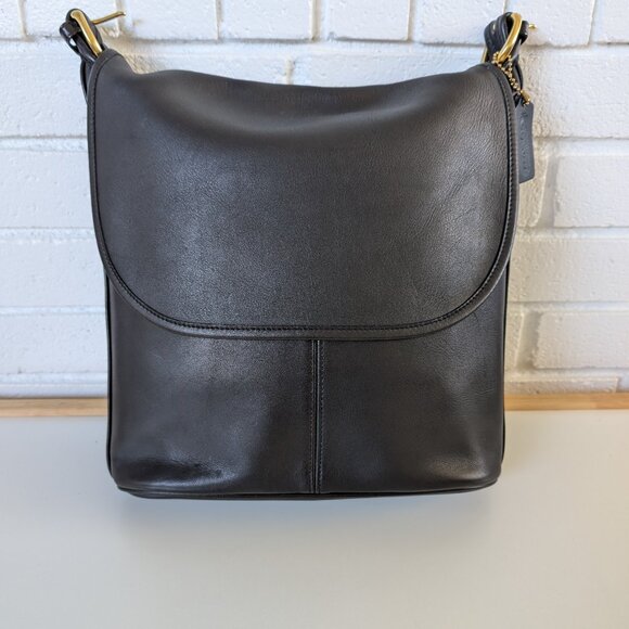 Vintage Coach Whitney Bag 4115 United States Black Crossbody Handbag Purse EUC